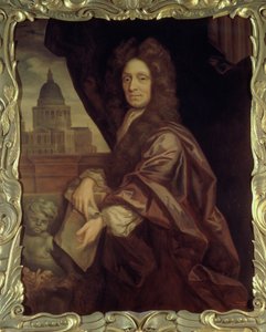 Sir Christopher Wren (1632-1723) copiado por Edmund Dyer